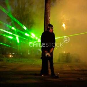 Estallido capucha laser